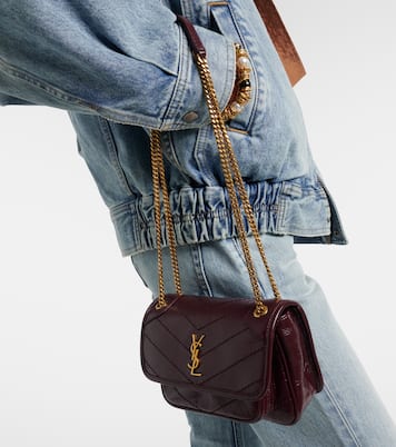 Niki Cassandre Mini leather shoulder bag | Saint Laurent