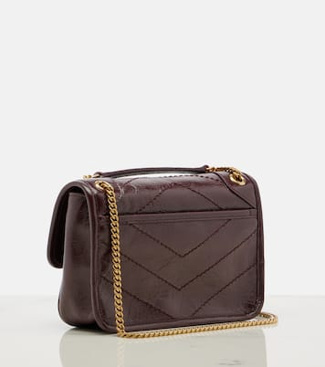 Niki Cassandre Mini leather shoulder bag | Saint Laurent
