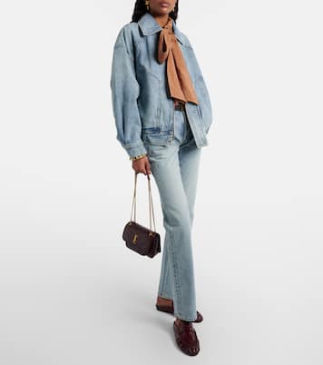 Niki Cassandre Mini leather shoulder bag | Saint Laurent