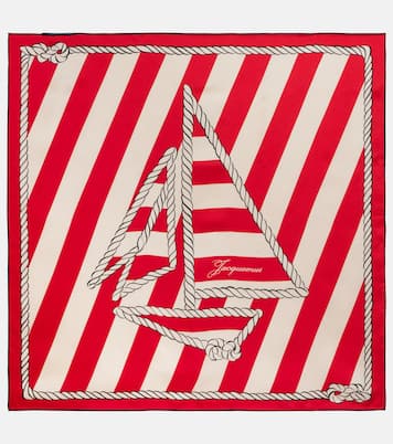 Bateau Corde printed silk scarf | Jacquemus