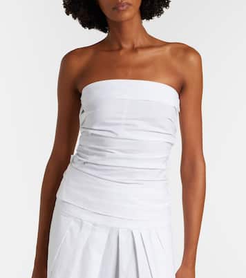 White Label Maisy cotton-blend tube top | Proenza Schouler