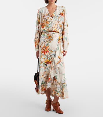 Camisa floral con volantes | Etro