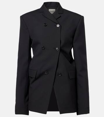 Rolo wool and silk cady blazer | Khaite