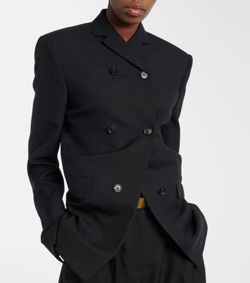 Rolo wool and silk cady blazer | Khaite