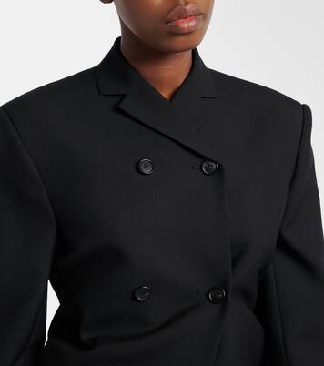 Rolo wool and silk cady blazer | Khaite