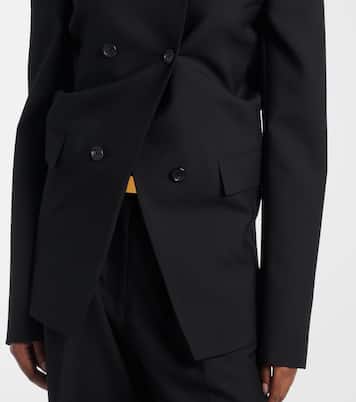 Rolo wool and silk cady blazer | Khaite