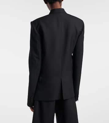 Rolo wool and silk cady blazer | Khaite