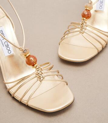 Verzierte Wedge-Sandalen Lova aus Leder | Jimmy Choo