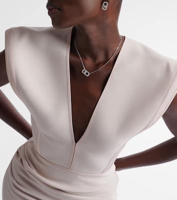 Collar de cadena So Move de oro blanco de 18 ct con diamantes | Messika