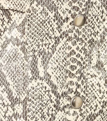 Minirock Erin aus Lederimitat | Nanushka