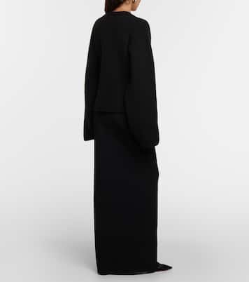 Cardigan Scarlet en cachemire mélangé | Khaite