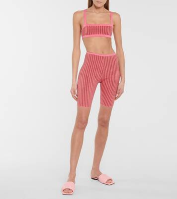 Rumba houndstooth biker shorts | Tropic of C