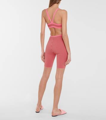 Rumba houndstooth biker shorts | Tropic of C