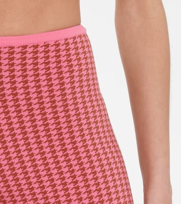 Rumba houndstooth biker shorts | Tropic of C