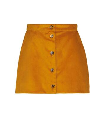 High-Rise Minirock aus Samt | Blazé Milano