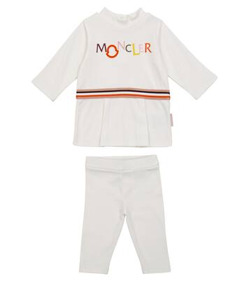 Baby cotton top and leggings set | Moncler Enfant