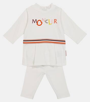 Baby cotton top and leggings set | Moncler Enfant
