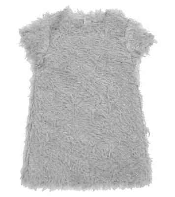 Kleid mit Metallic-Garn | Il Gufo