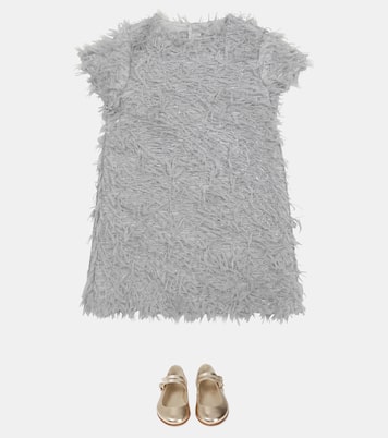 Kleid mit Metallic-Garn | Il Gufo