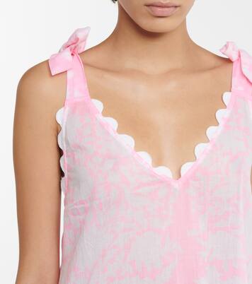 Robe midi imprimée en coton | Juliet Dunn