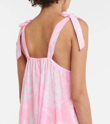 Robe midi imprimée en coton | Juliet Dunn