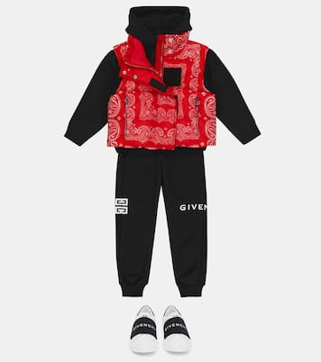 Printed quilted down vest | Givenchy Kids