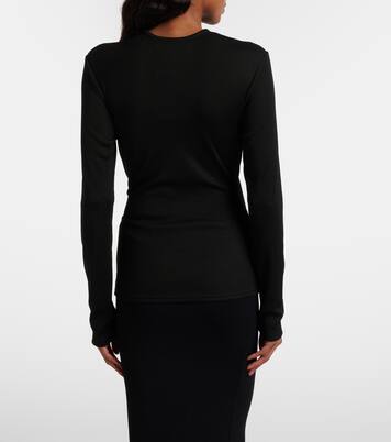 Orbit jersey top | Christopher Esber