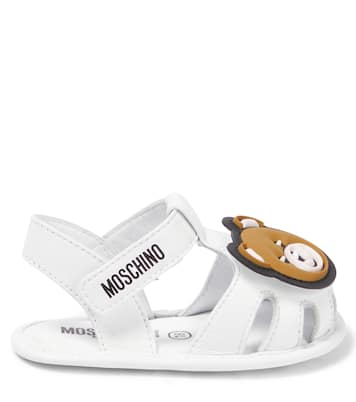 Baby Sandalen Teddy Bear aus Leder | Moschino Kids