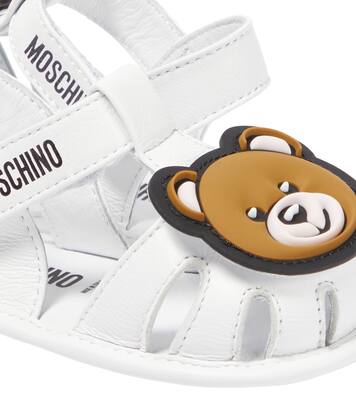 Baby Sandalen Teddy Bear aus Leder | Moschino Kids