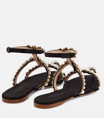 Sandalen Maharani mit Zierperlen | Giambattista Valli
