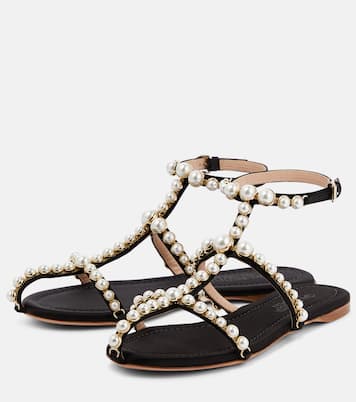 Sandalen Maharani mit Zierperlen | Giambattista Valli