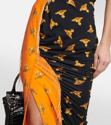 Robe midi imprimée asymétrique | Vivienne Westwood