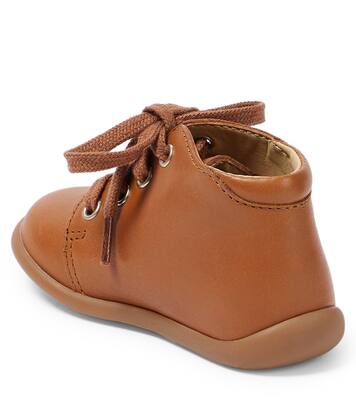 Baby leather lace-up boots | Pom d'Api