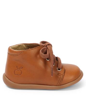 Baby leather lace-up boots | Pom d'Api