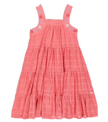 Embroidered tiered cotton dress | Tartine et Chocolat