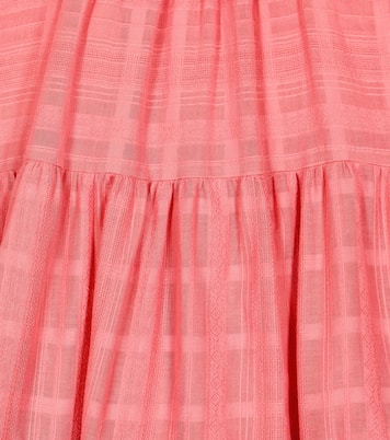 Embroidered tiered cotton dress | Tartine et Chocolat