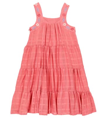 Embroidered tiered cotton dress | Tartine et Chocolat