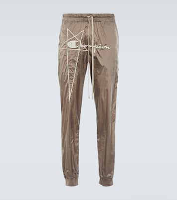 x Champion® nylon sweatpants | Rick Owens