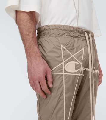 x Champion® nylon sweatpants | Rick Owens