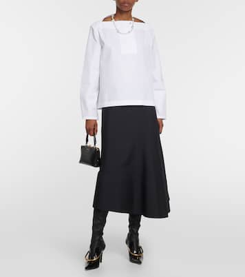Top aus Baumwollpopeline | Jil Sander