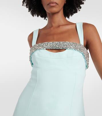 Miniabito in crêpe Lenny con decorazioni | Simkhai