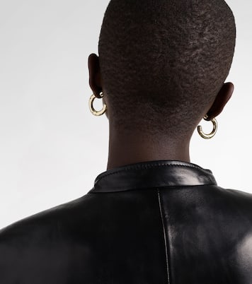 Ohrringe Peggy aus 14kt Gelbgold mit Smaragden | Lauren Rubinski