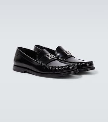DG polished leather loafers | Dolce&Gabbana
