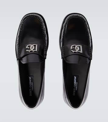 DG polished leather loafers | Dolce&Gabbana