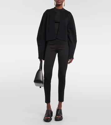 Anya silk-blend jersey leggings | Fforme