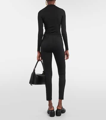 Anya silk-blend jersey leggings | Fforme