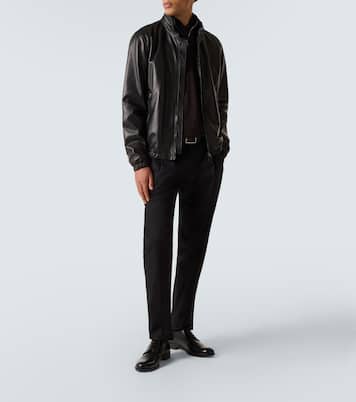 Leather Derby shoes | Giorgio Armani