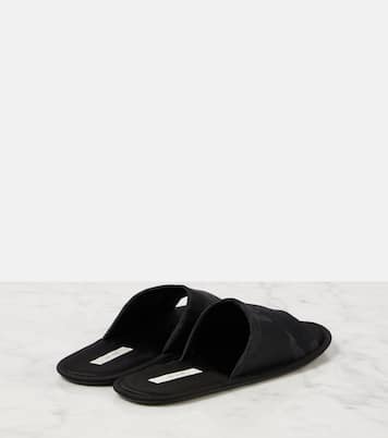 Slippers Frances aus Jacquard | The Row