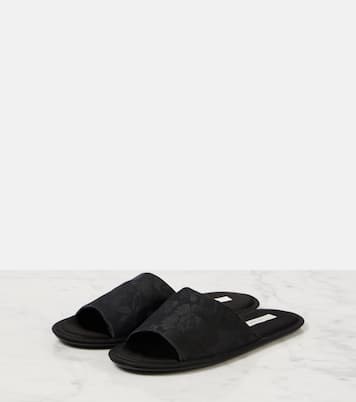 Slippers Frances aus Jacquard | The Row