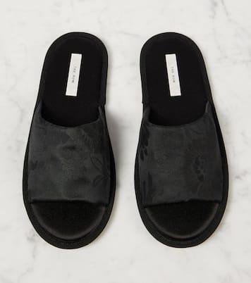 Slippers Frances aus Jacquard | The Row